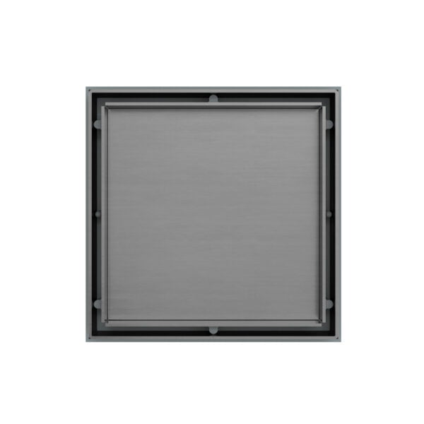 TILE INSERT FLOOR WASTE 100MM OUTLET GUN METAL (NRFW002GM)