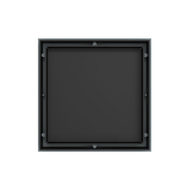 TILE INSERT FLOOR WASTE 100MM OUTLET MATTE BLACK (NRFW002MB)