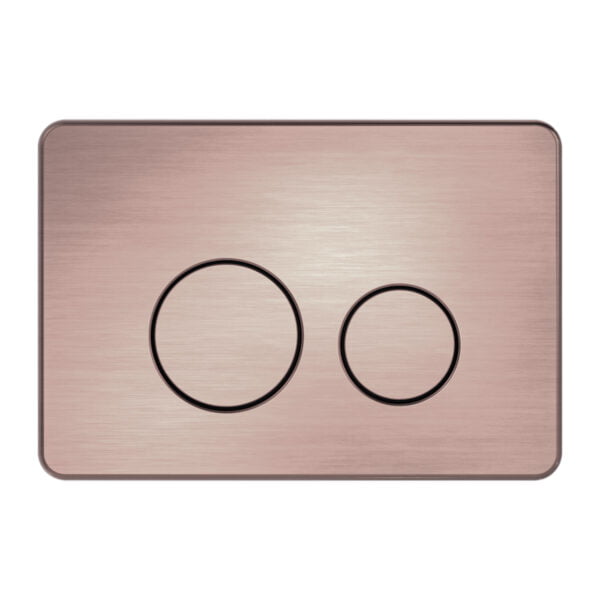 IN WALL TOILET PUSH PLATE BRUZHED BRONZE (NRPL001BZ)