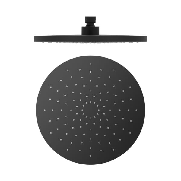 250MM ABS ROUND SHOWER HEAD MATTE BALCK (NR508088MB)