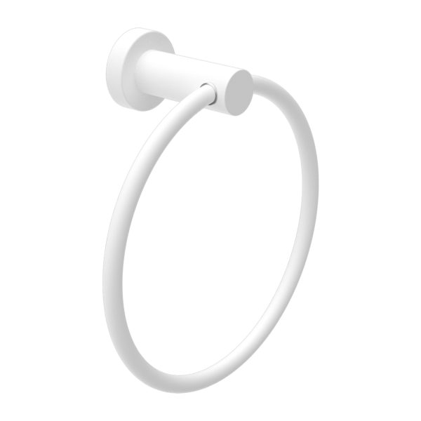 MECCA TOWEL RING MATTE WHITE (NR1980MW)