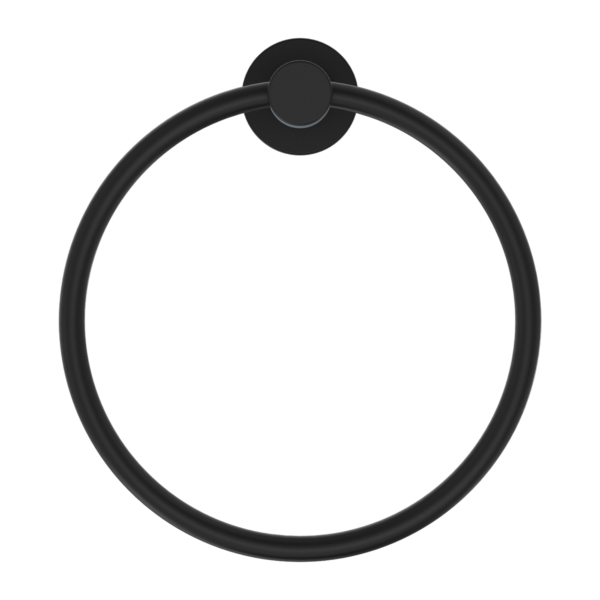 Dolce II HAND TOWEL RING MATTE BLACK (NR2080MB)