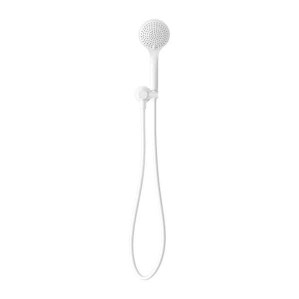 MECCA SHOWER BRACKET WITH AIR SHOWER MATTE WHITE (NR221905MW)