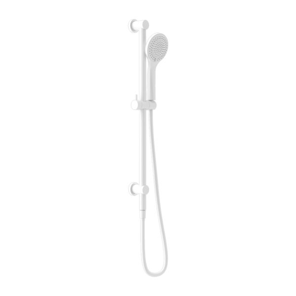 MECCA RAIL SHOWER WITH AIR SHOWER MATTE WHITE (NR221905aMW)