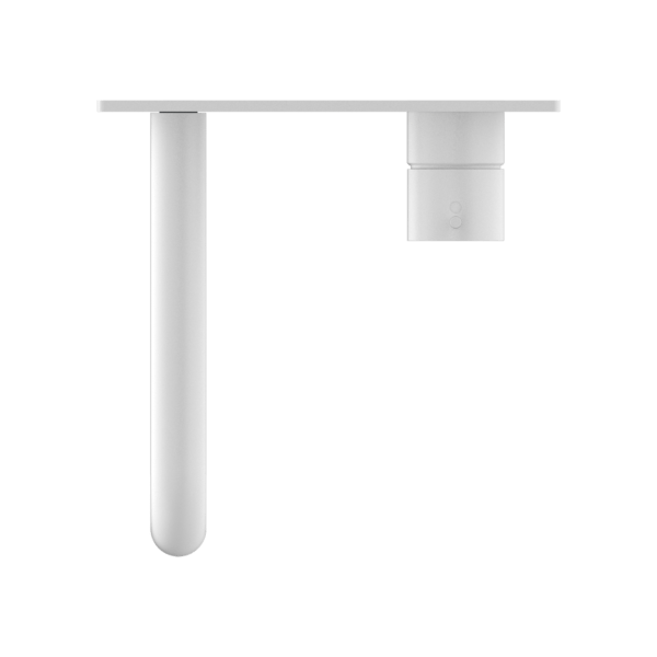 MECCA WALL BASIN/BATH MIXER HANDLE UP 120/160/185/230/260 MM SPOUT MATTE WHITE (NR221910b120/160/185/230/260 MW)