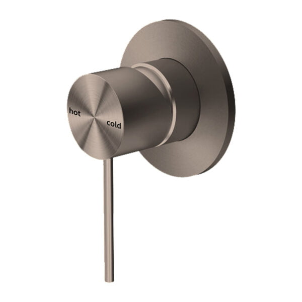 MECCA SHOWER MIXER VALVE KIT SINGLE HANDLE SHOWER VALVE BODY REPLACEMENT SINGLE FUNCTION ROUGH-IN VALVE BRUSHED BRONZE (NR221911BZ)