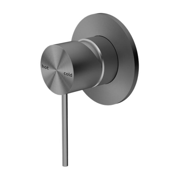 MECCA SHOWER MIXER VALVE KIT SINGLE HANDLE SHOWER VALVE BODY REPLACEMENT SINGLE FUNCTION ROUGH-IN VALVE GUN METAL (NR221911GM)