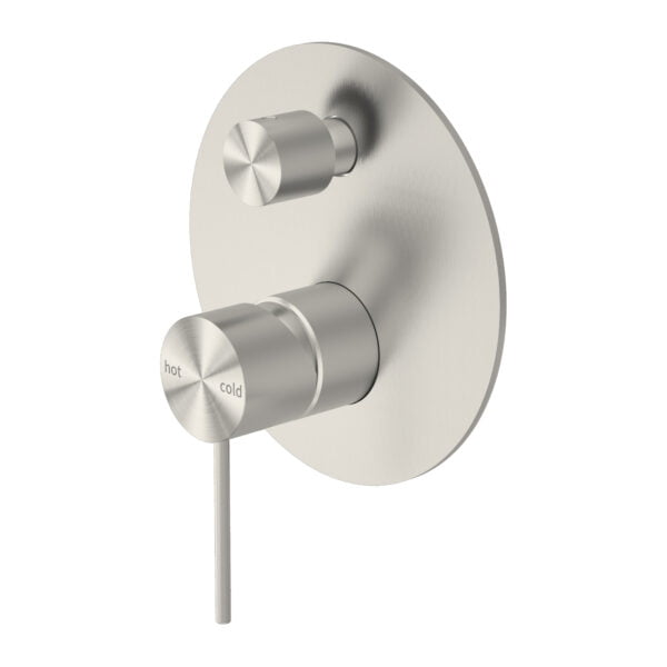 MECCA SHOWER MIXER WITH DIVERTOR SHOWER VALVE BRUSHED NICKEL (NR221911aBN)
