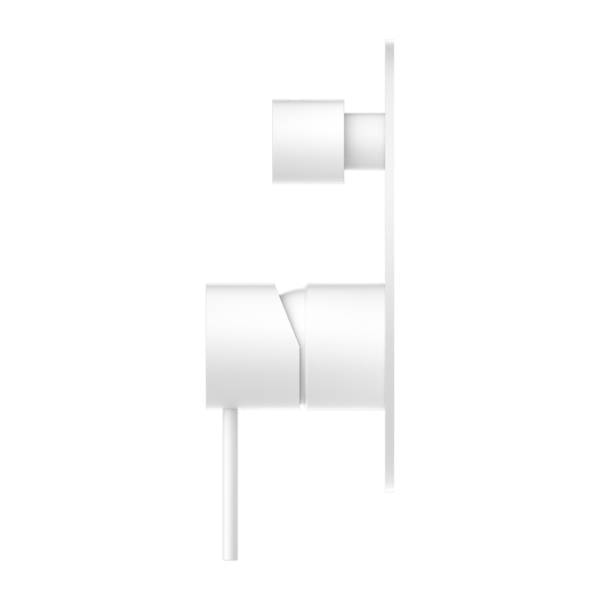 MECCA SHOWER MIXER WITH DIVERTOR SHOWER VALVE MATTE WHITE (NR221911aMW)