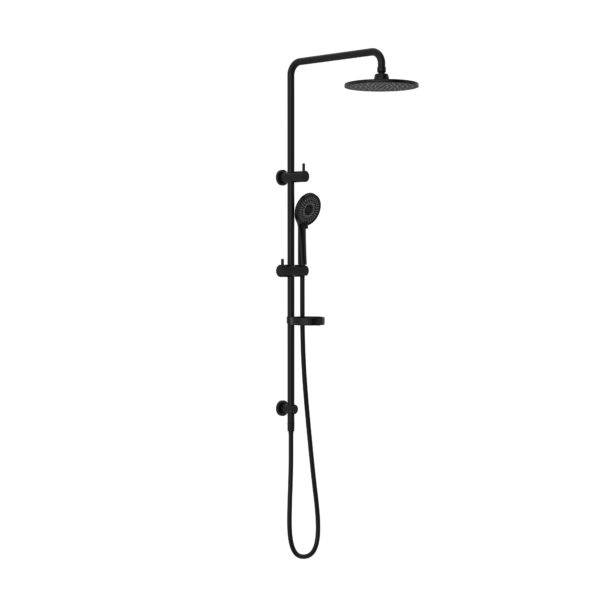 PROJECT TWIN SHOWER SET MATTE BLACK (NR232105MB)