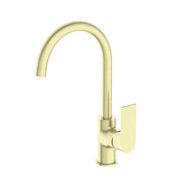 BIANCA ONE HANDLE KITCHEN MIXER BRASS KITCHEN FAUCET BRUSHED GOLD (NR321506BG)