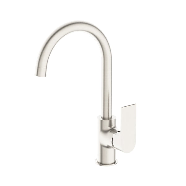 BIANCA ONE HANDLE KITCHEN MIXER BRASS KITCHEN FAUCET BRUSHED NICKEL (NR321506BN)