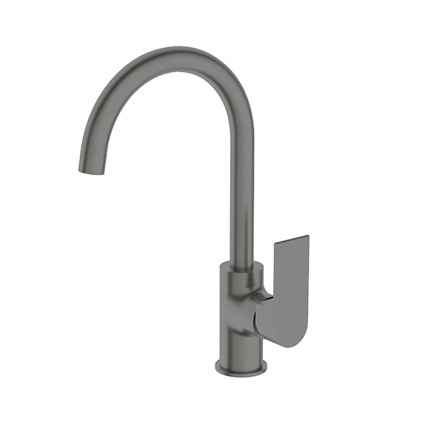 BIANCA ONE HANDLE KITCHEN MIXER BRASS KITCHEN FAUCET GUN METAL (NR321506GM)