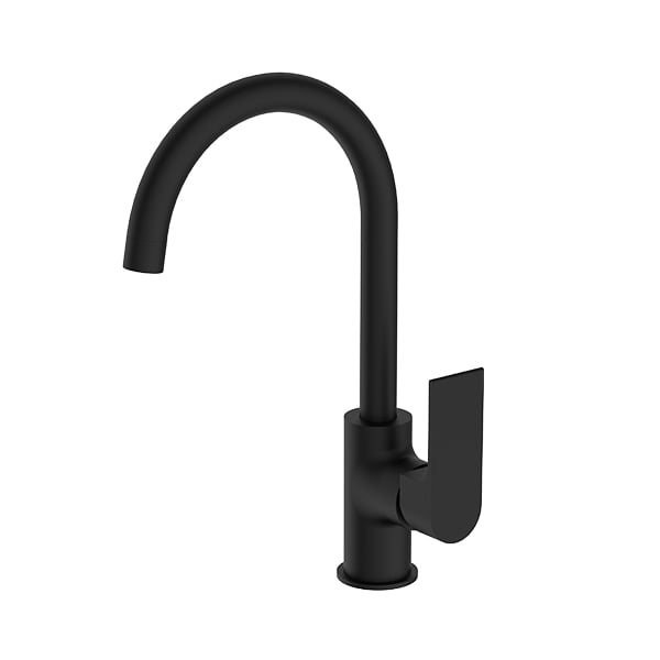 BIANCA ONE HANDLE KITCHEN MIXER BRASS KITCHEN FAUCET MATTE BLACK (NR321506MB)