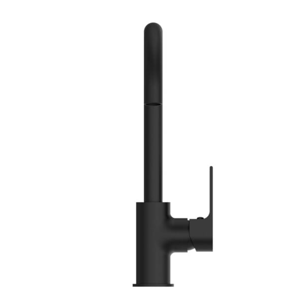 BIANCA ONE HANDLE KITCHEN MIXER BRASS KITCHEN FAUCET MATTE BLACK (NR321506MB)