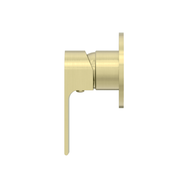 BIANCA SHOWER MIXER ROUND PLATE BRUSHED GOLD (NR321511dBG)