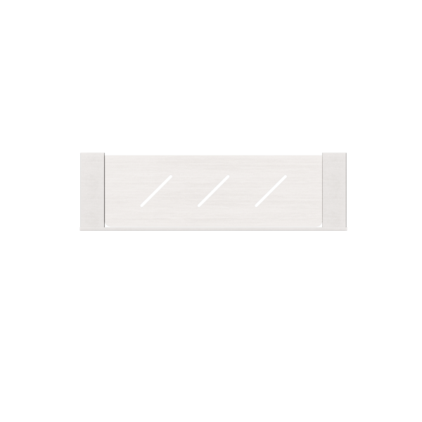 CELIA METAL SHELF BRUSHED NICKEL (NR4687aBN）