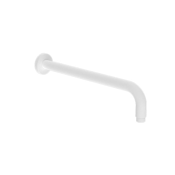 ROUND SHOWER ARM 330MM LENGTH MATTE WHITE (NR502MW/NR502lMW)