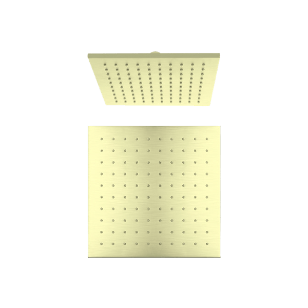 250MM SQUARE SHOWER HEAD BRUSHED GOLD (NRROB1003BG)