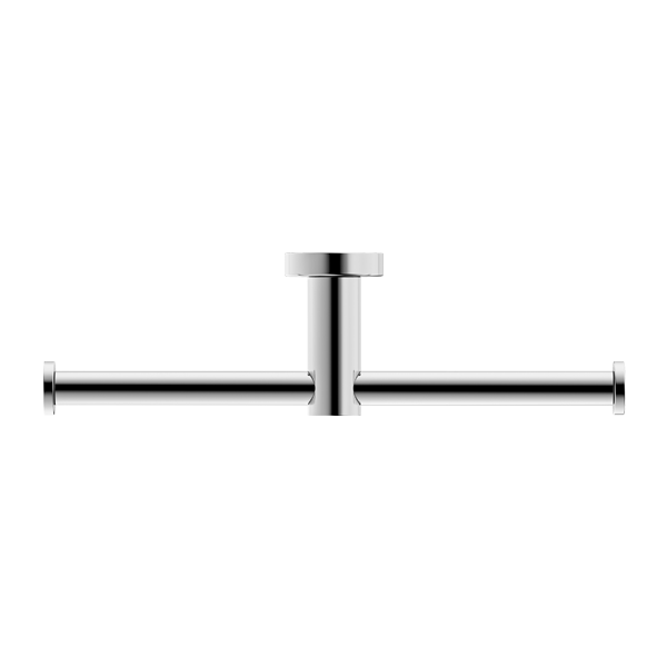 MECCA DOUBLE TOILET ROLL HOLDER CHROME(NR1986dCH)