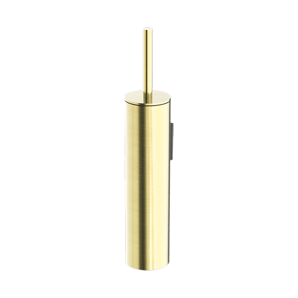 MECCA TOILET BRUSH HOLDER BRUSHED GOLD (NR1988BG)