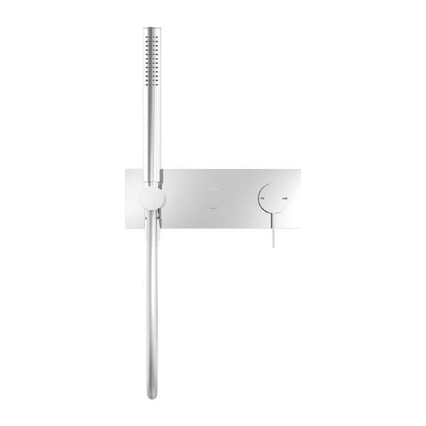 MECCA SHOWER MIXER WITH DIVERTOR SYSTEM SHOWER FAUCET SET WITH 2 HANDLES CHROME (NR221912eCH)