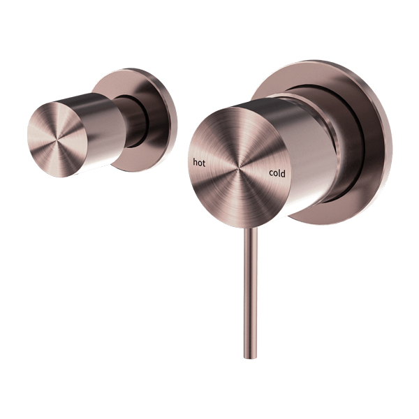 MECCA SHOWER MIXER WITH HORIZONTAL 2 WAY DIVERTOR SHOWER VALVE BRUSHED BRONZE (NR221911uBZ)