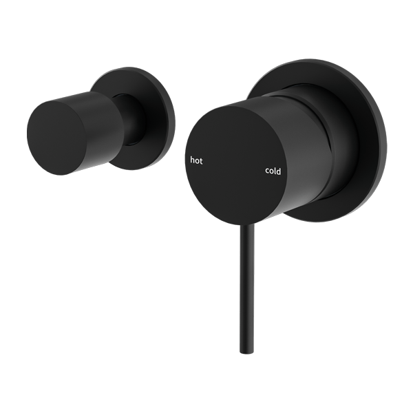 MECCA SHOWER MIXER WITH HORIZONTAL 2 WAY DIVERTOR SHOWER VALVE MATTE BLACK (NR221911uMB)
