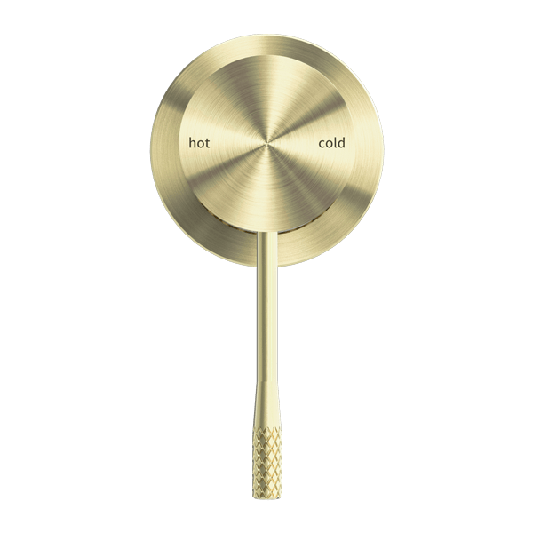 OPAL SHOWER MIXER WITH 60MM PLATE BRUSHED GOLD (NR251909hBG)