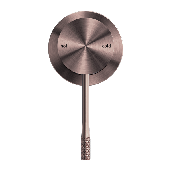 OPAL SHOWER MIXER WITH 60MM PLATE BRUSHED BRONZE (NR251909hBZ)