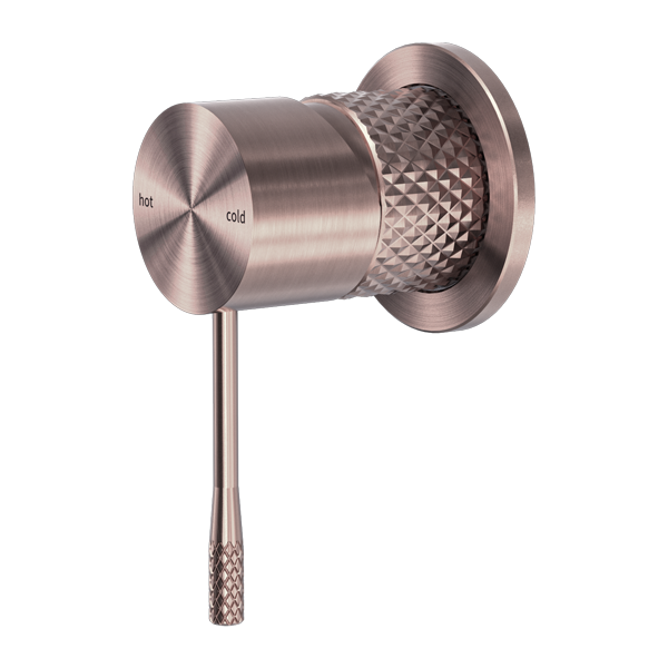 OPAL SHOWER MIXER WITH 60MM PLATE BRUSHED BRONZE (NR251909hBZ)
