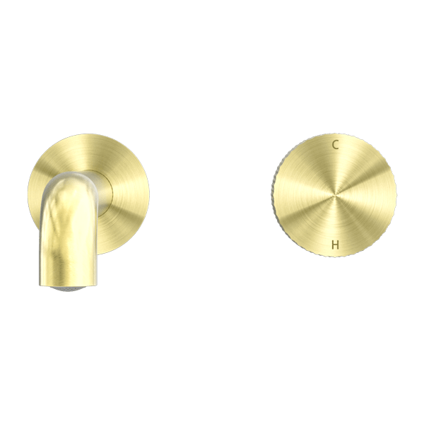 OPAL PROGRESSIVE WALL BASIN/BATH SET 120/160/185/230/260 MM SPOUT BRUSHED GOLD (NR252007a120/160/185/230/260 BG)