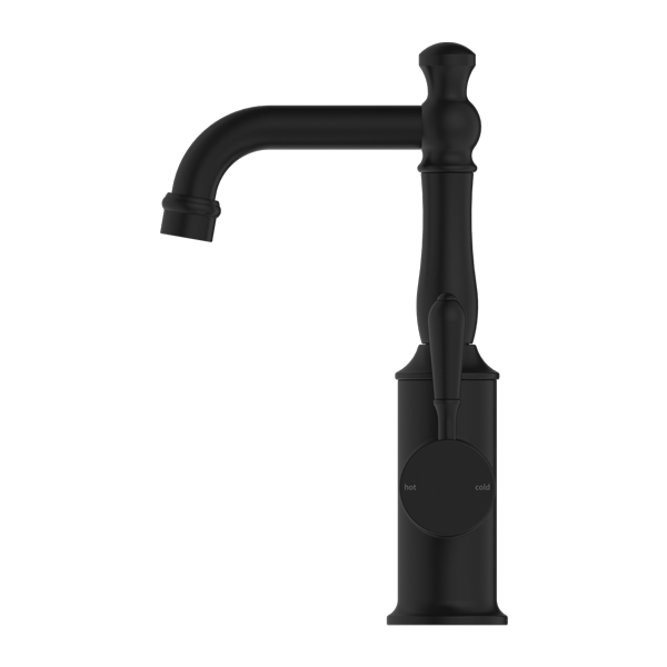 York Basin Mixer With Metal Lever Mixer Tap Faucet Single Handle Bathroom Faucet MATTE BLACK (NR69210102MB)