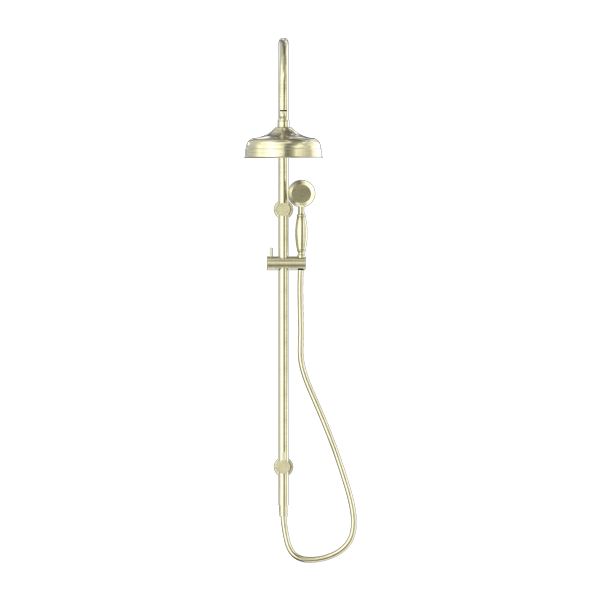 YORK TWIN SHOWER WITH METAL HAND SHOWER AGED BRASS (NR69210502AB)