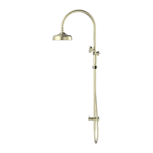 YORK TWIN SHOWER WITH METAL HAND SHOWER AGED BRASS (NR69210502AB)