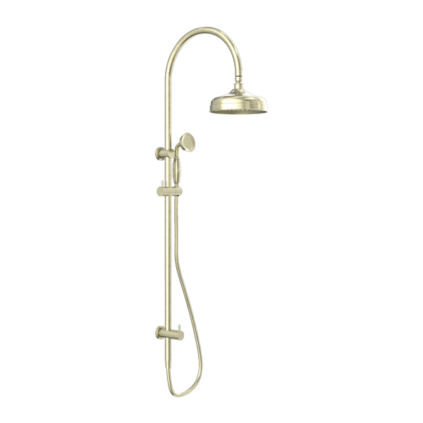YORK TWIN SHOWER WITH METAL HAND SHOWER AGED BRASS (NR69210502AB)