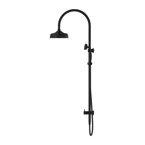YORK TWIN SHOWER WITH METAL HAND SHOWER MATTE BLACK (NR69210502MB)
