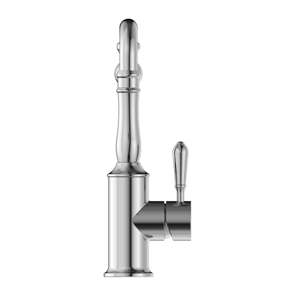 YORK KITCHEN MIXER HOOK SPOUT WITH METAL LEVER CHROME (NR69210702CH)