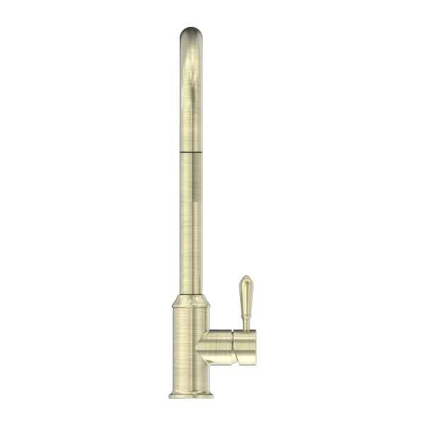 YORK PULL OUT SINK MIXER WITH VEGIE SPRAY FUNCTION WITH METAL LEVER AGED BRASS (NR69210802AB)