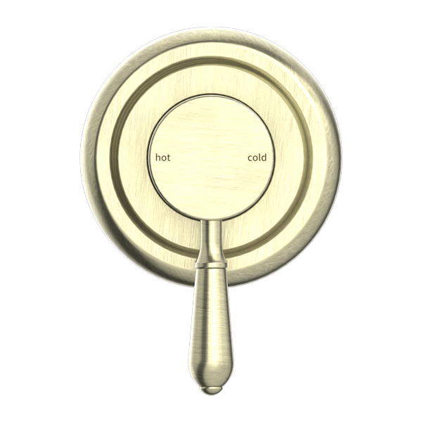 YORK SHOWER MIXER WITH METAL LEVER AGED BRASS (NR69210902AB)