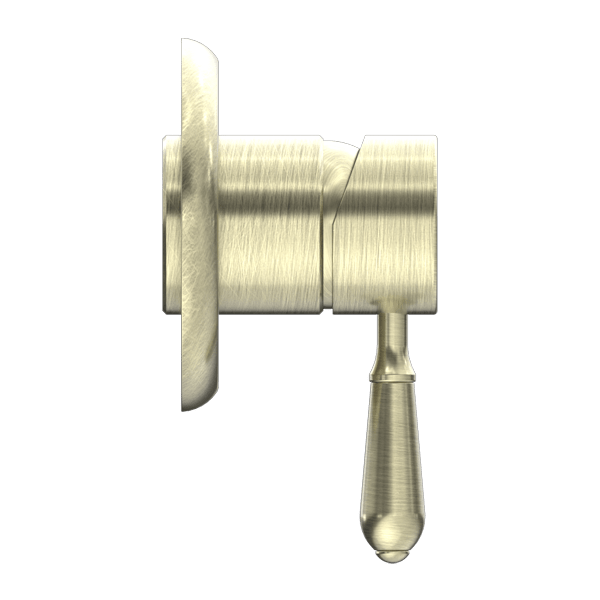 YORK SHOWER MIXER WITH METAL LEVER AGED BRASS (NR69210902AB)