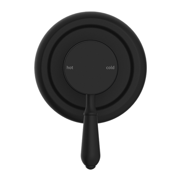 YORK SHOWER MIXER WITH METAL LEVER MATTE BLACK (NR69210902MB)