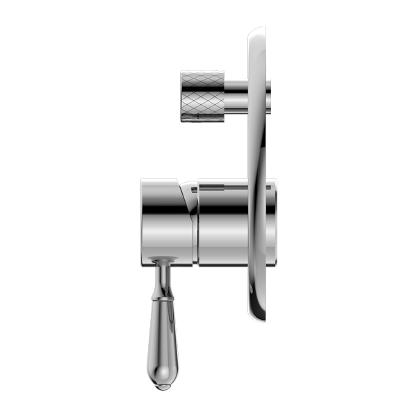YORK SHOWER MIXER WITH DIVERTOR WITH METAL LEVER CHROME(NR692109A02CH)