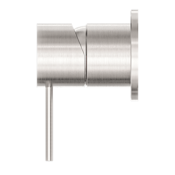 MECCA VALVE KIT SINGLE HANDLE SHOWER VALVE BODY REPLACEMENT SINGLE FUNCTION ROUGH-IN VALVE WITH 60MM PLATE BRUSHED NICKEL (NR221911hBN)