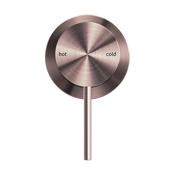 MECCA VALVE KIT SINGLE HANDLE SHOWER VALVE BODY REPLACEMENT SINGLE FUNCTION ROUGH-IN VALVE WITH 60MM PLATE BRUSHED BRONZE (NR221911hBZ)