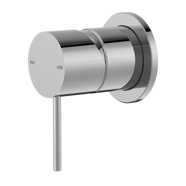 MECCA VALVE KIT SINGLE HANDLE SHOWER VALVE BODY REPLACEMENT SINGLE FUNCTION ROUGH-IN VALVE WITH 60MM PLATE CHROME (NR221911hCH)