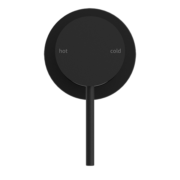MECCA VALVE KIT SINGLE HANDLE SHOWER VALVE BODY REPLACEMENT SINGLE FUNCTION ROUGH-IN VALVE WITH 60MM PLATE MATTE BLACK (NR221911hMB)