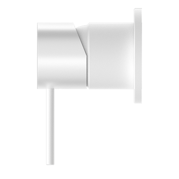 MECCA VALVE KIT SINGLE HANDLE SHOWER VALVE BODY REPLACEMENT SINGLE FUNCTION ROUGH-IN VALVE WITH 60MM PLATE MATTE WHITE (NR221911hMW)