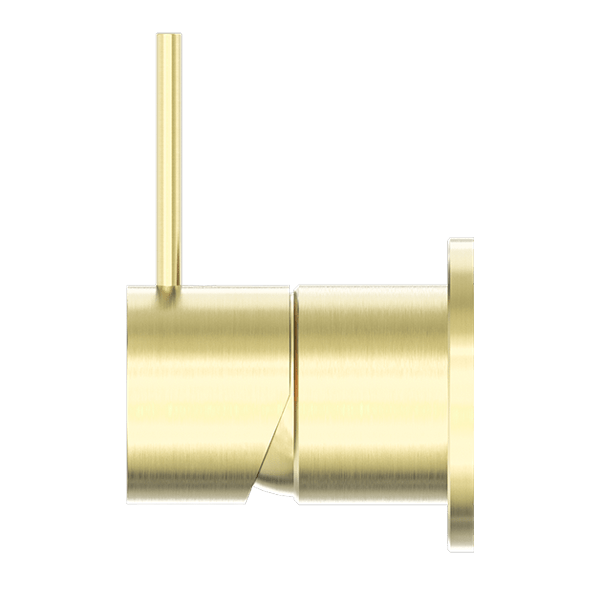 MECCA SHOWER MIXER VALVE KIT SINGLE HANDLE SHOWER VALVE BODY REPLACEMENT WITH 60MM PLATE HANDLE UP BRUSHED GOLD (NR221911jBG)