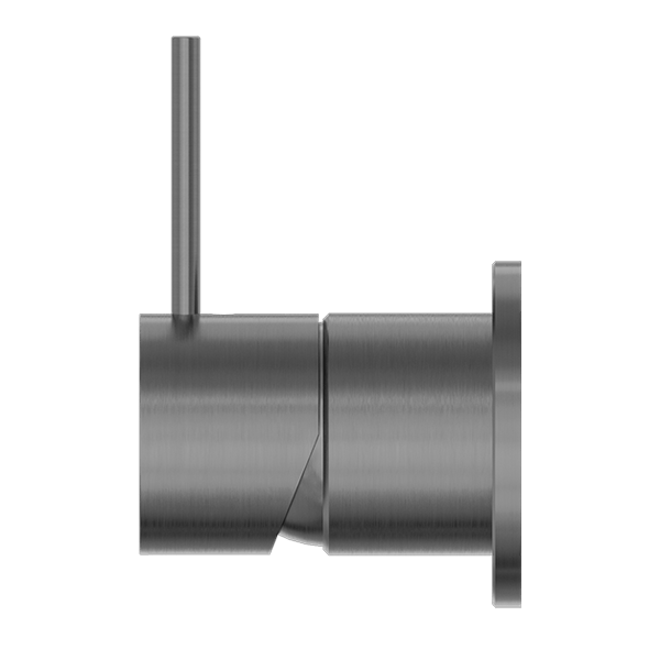 MECCA SHOWER MIXER VALVE KIT SINGLE HANDLE SHOWER VALVE BODY REPLACEMENT WITH 60MM PLATE HANDLE UP GUN METAL (NR221911jGM)